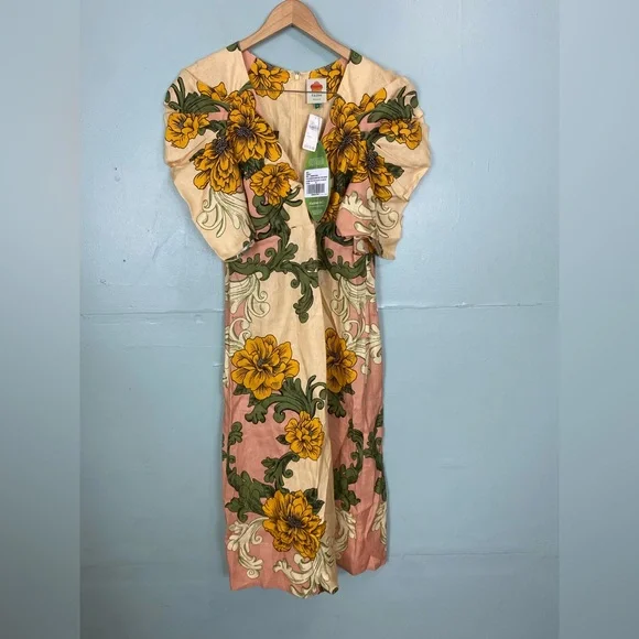 knee length dresses for ladies Anastasia Floral Midi Dress